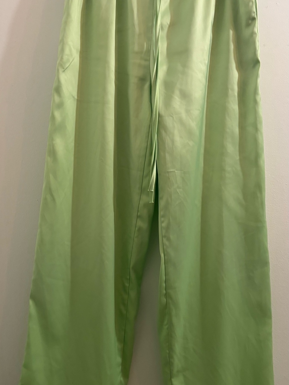 NOCTA Manor Unisex Wide Leg Pajama Pants in Light Green, Size Medium